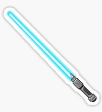 blue lightsaber Sticker
