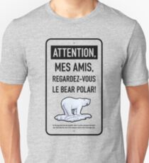 le bear polar sign/transparent Unisex T-Shirt