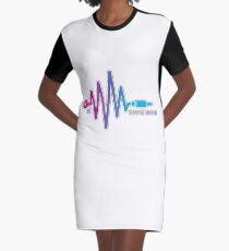 SOUND WAVE 2.0 Graphic T-Shirt Dress