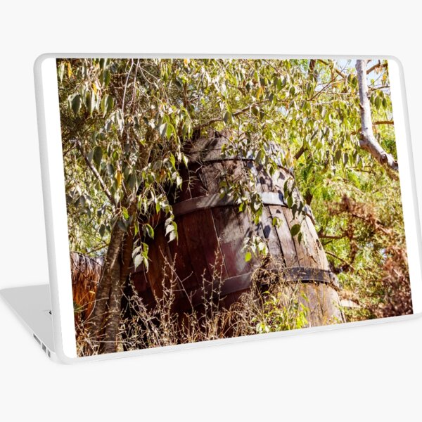 Item preview, A large old wine barrel in a thicket of plants designed and sold by Emma Grimberg.