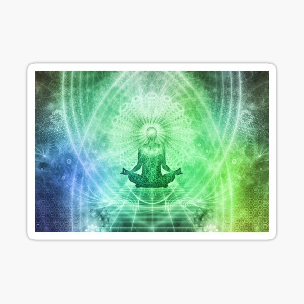 Item preview, Meditation Illustration, Green designed and sold by PromoteProgress.