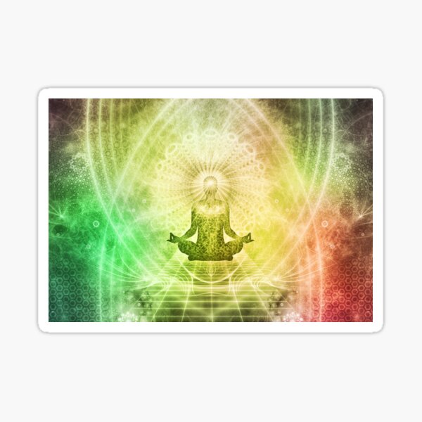 Item preview, Meditation Illustration, Yellow designed and sold by PromoteProgress.