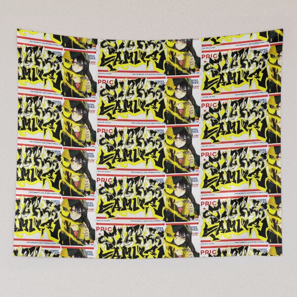 Item preview, Anime Girl throws up yellow piece designed and sold by stickersamurai.