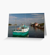Evening In West Dover Greeting Card
