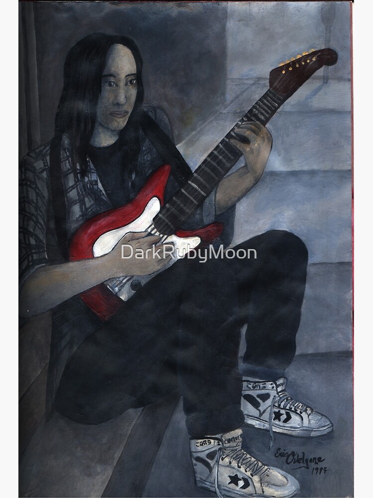 Red Guitar by DarkRubyMoon