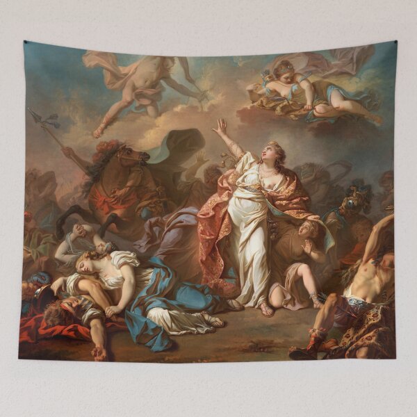 Item preview, Apollo and Diana Attacking the Children of Niobe - Jacques-Louis David designed and sold by themasters.