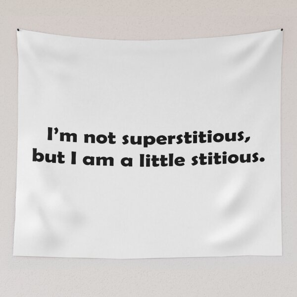 Item preview, The Office - I'm not superstitious designed and sold by ArkadiaDesign.