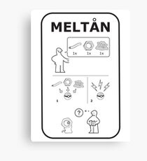 Ikea Meltan Canvas Print