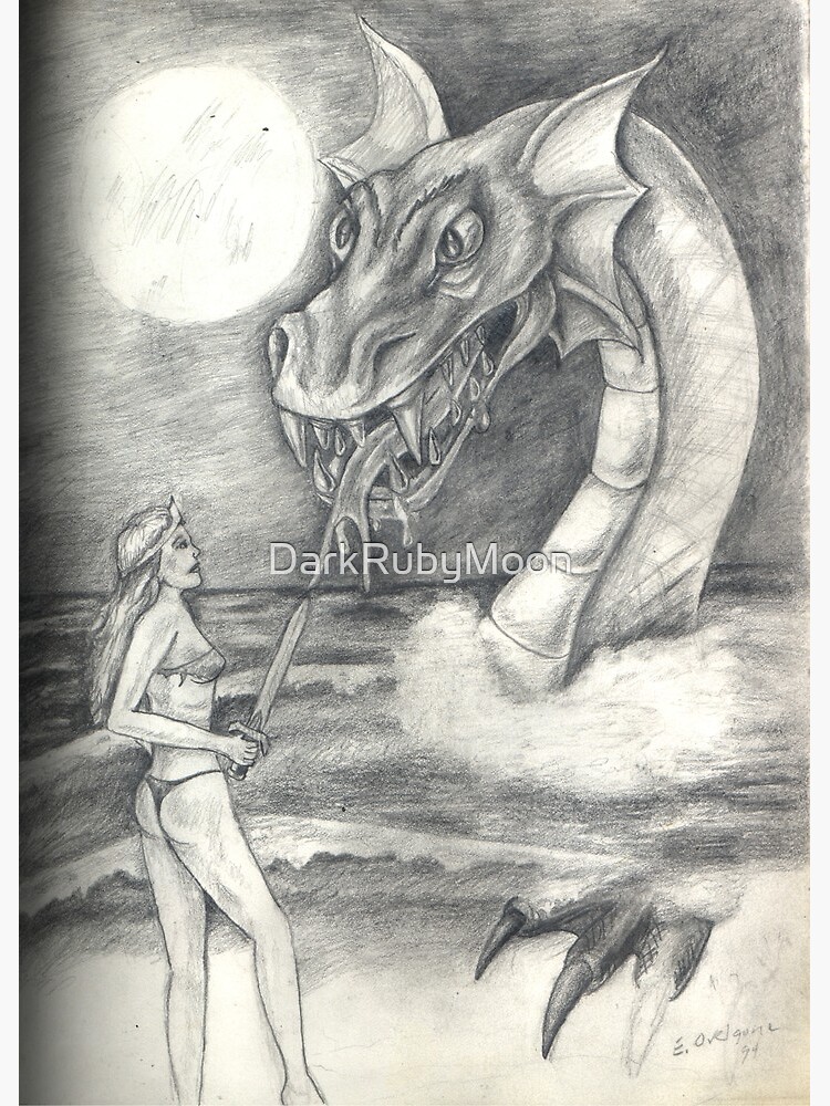 Dragon On Subconcious Shores by DarkRubyMoon