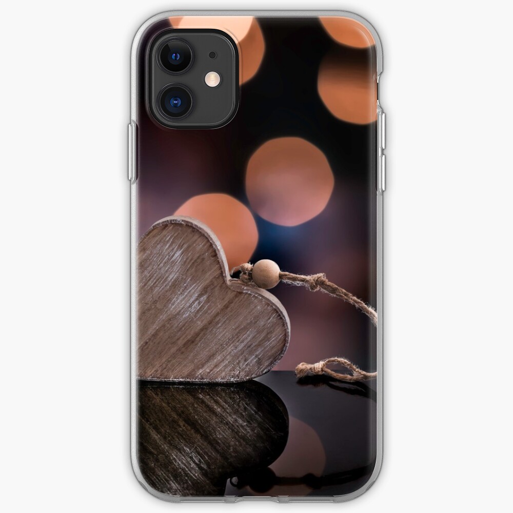 Love heart reflections iPhone Case & Cover