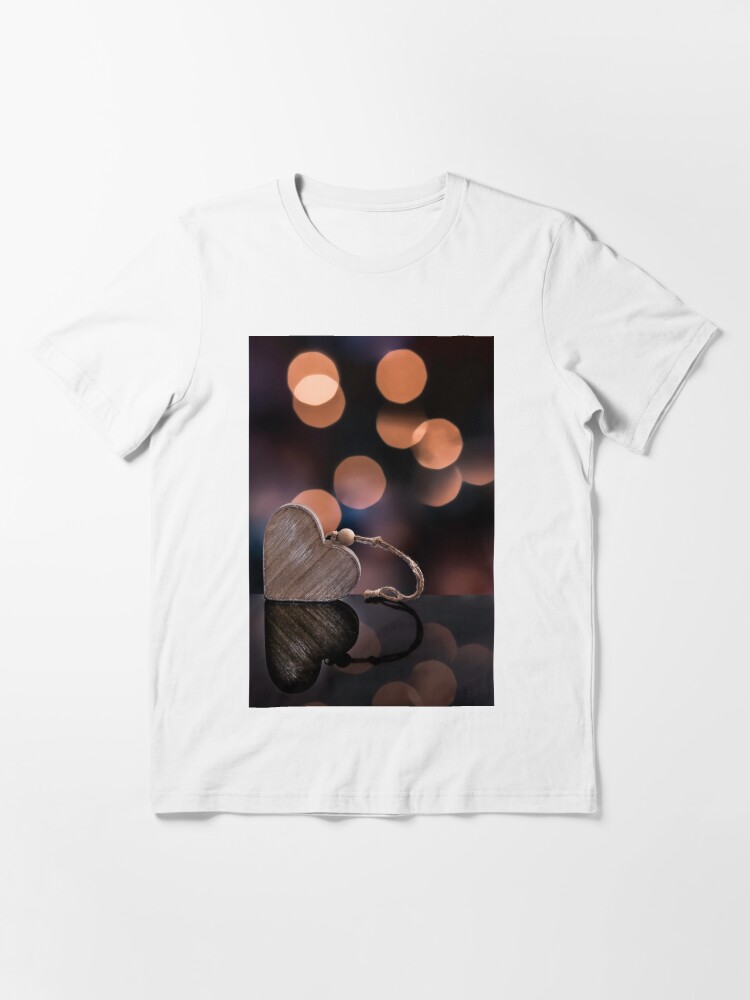 Alternate view of Love heart reflections Essential T-Shirt