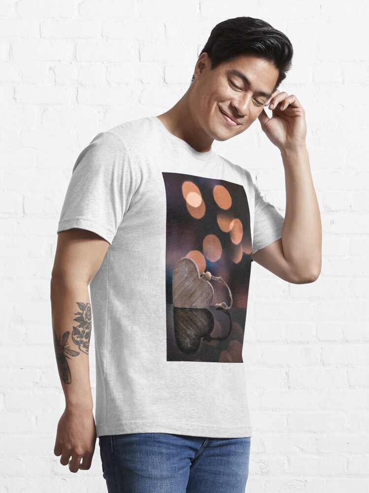 Alternate view of Love heart reflections Essential T-Shirt