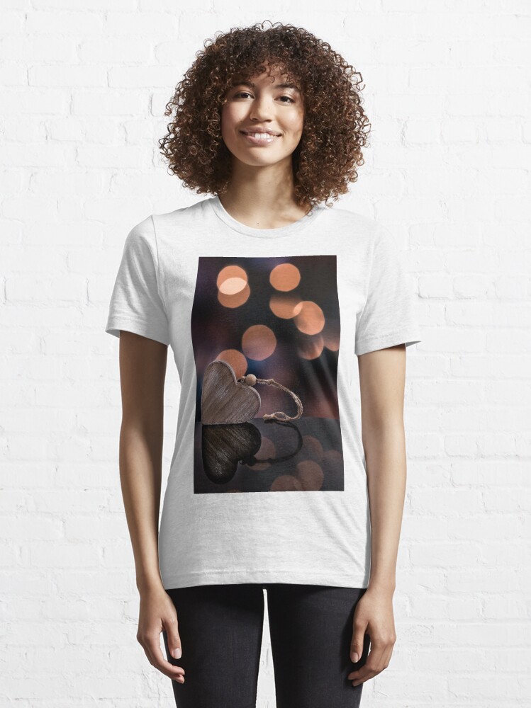 Alternate view of Love heart reflections Essential T-Shirt