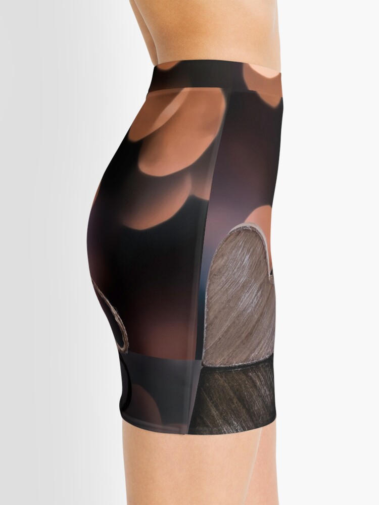 Alternate view of Love heart reflections Mini Skirt