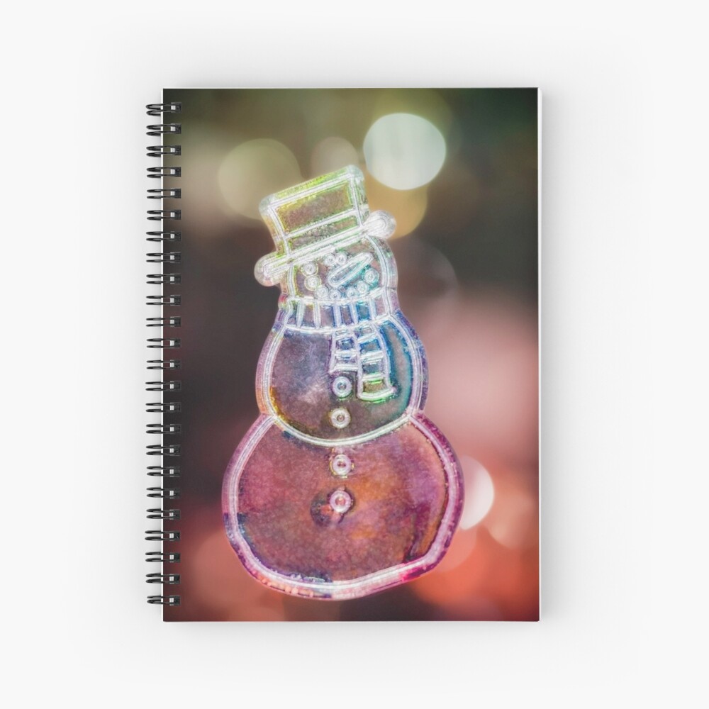 Christmas Snowman decoration Spiral Notebook