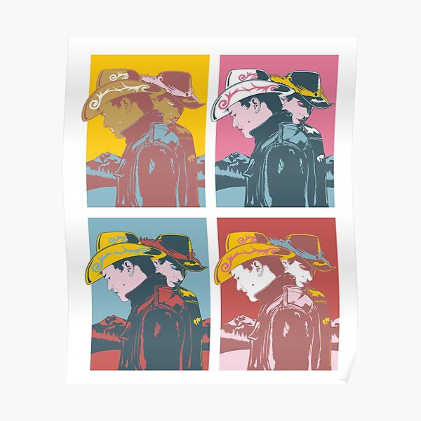 Cowboy Pop Art Poster