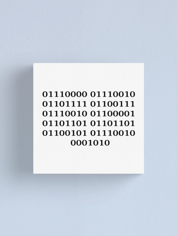 Imagen 1 de 3, Lienzo con la obra Programador, diseñada y vendida por KeepOnCoding.