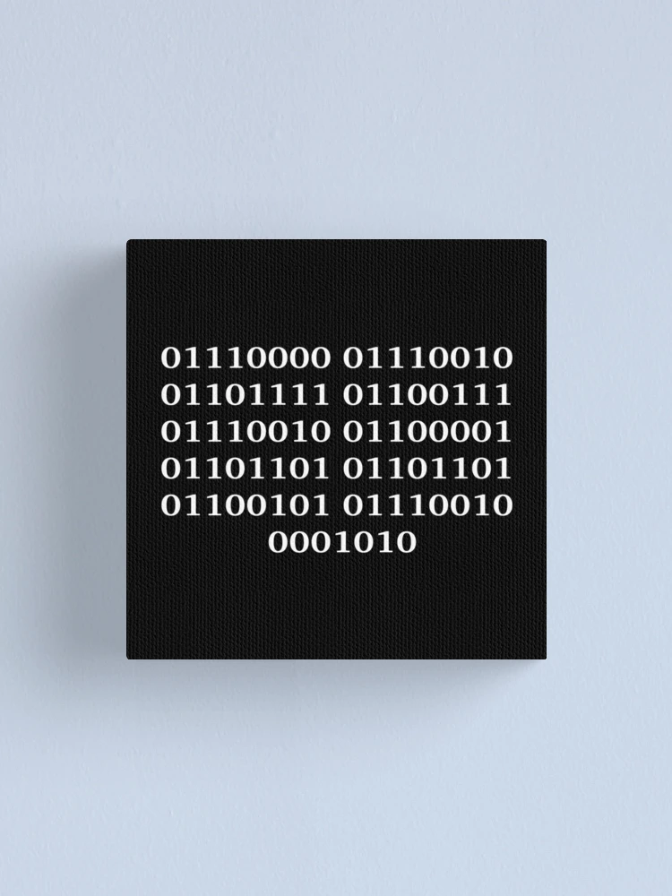 Imagen 1 de 3, Lienzo con la obra Programador, diseñada y vendida por KeepOnCoding.