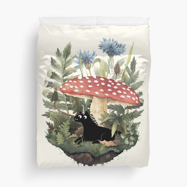 Tiny Unicorn Duvet Cover