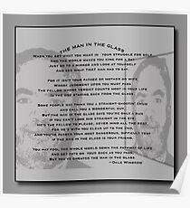 The Man In The Glass - A Collaboration Poster