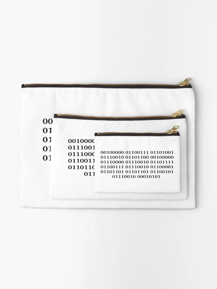 Thumbnail 2 of 4, Zipper Pouch, Girl programmer designed and sold by KeepOnCoding.