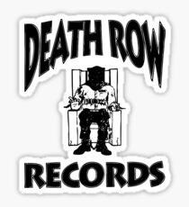 Death Row Record Sticker
