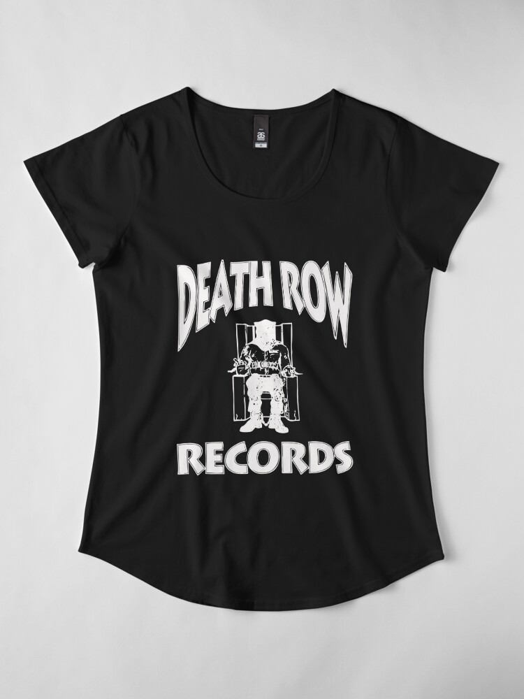 death row records shirt black