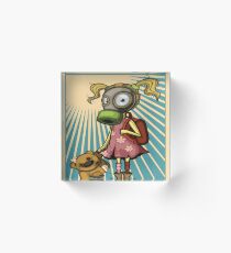 Fight Pollution Rise Against Pollution Polluted World Acrylic Block