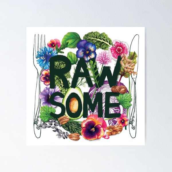 Item preview, Rawsome Veggie Power - Plant based awesomeness!! designed and sold by AmandaDilworth.