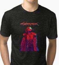 Lets Go CyberPUNK2077 Tri-blend T-Shirt