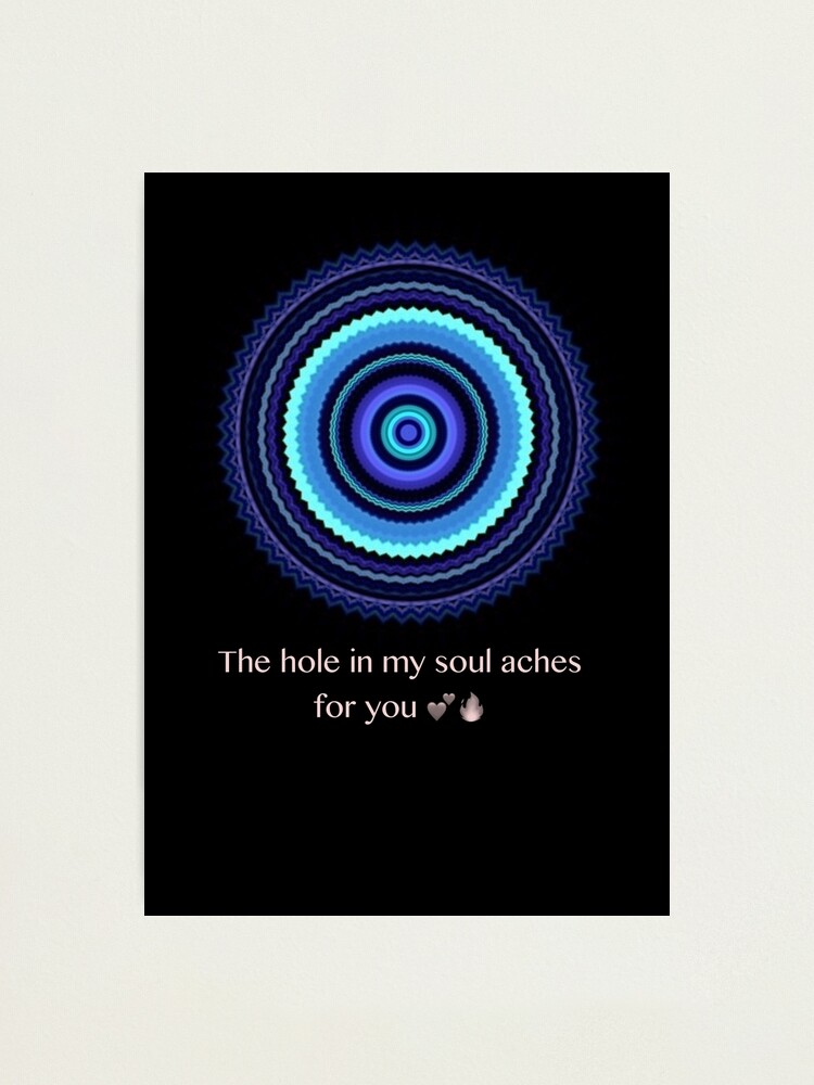 Alternate view of The hole in my heart Photographic Print