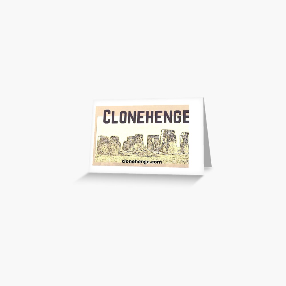 Item preview, Greeting Card designed and sold by Clonehenge.