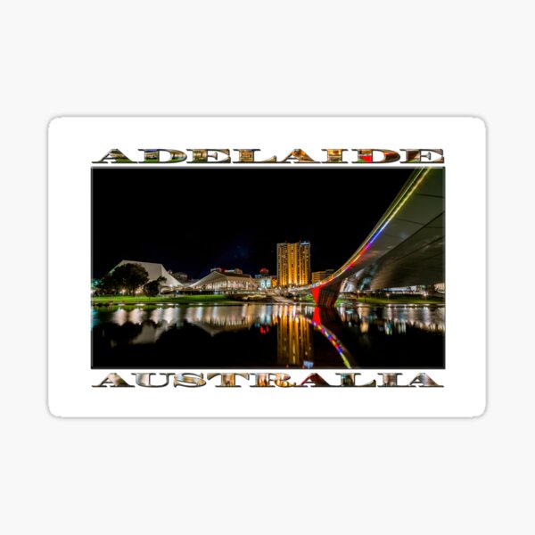 Item preview, Adelaide Riverbank At Night (full image) designed and sold by Ray's Photos & Art.