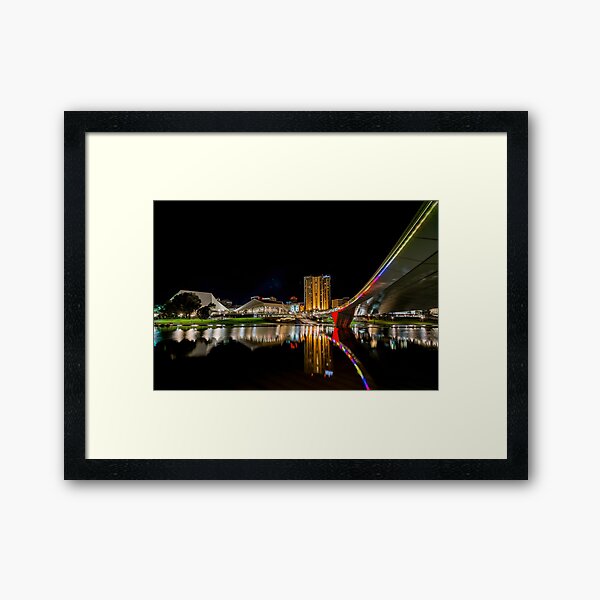 Item preview, Adelaide Riverbank At Night (full image) designed and sold by Ray's Photos & Art.