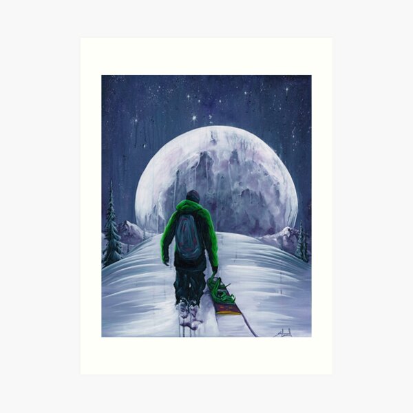 Moon Rider Art Print