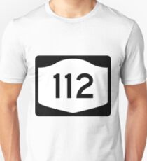 Camiseta unisex New York State Route NY 112 | United States Highway Shield Sign