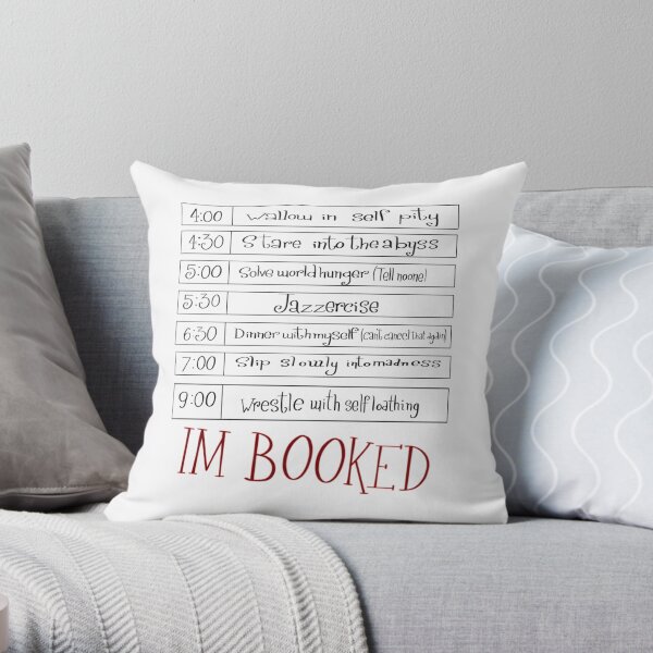 Booked Throw Pillow