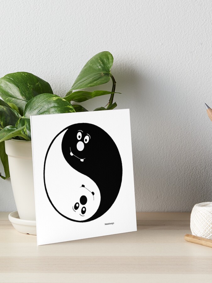 Yinnie and Yanni - Cartoon Yin Yang