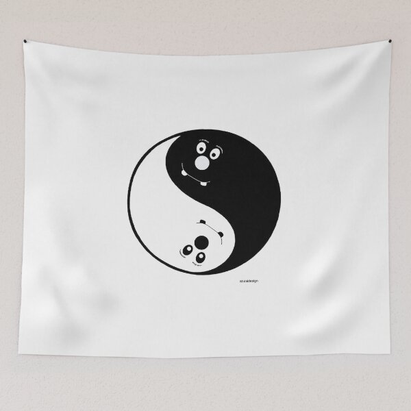 Item preview, Yinnie and Yanni - Cartoon Yin Yang designed and sold by MATAL.