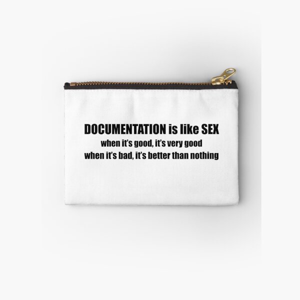 Item preview, Documentation is like SEX  designed and sold by KeepOnCoding.