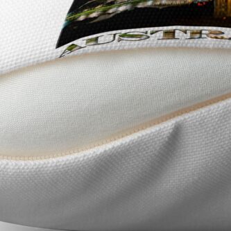 Alternate view of Adelaide Riverbank at Night (poster on white) Floor Pillow