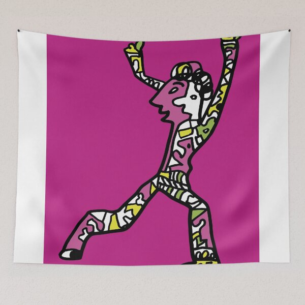 Item preview, Purple dancer designed and sold by Cristóbal Peña y Lillo.