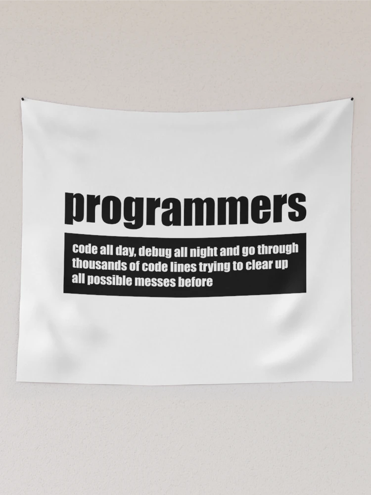 Thumbnail 2 of 3, Tapestry, Programmers designed and sold by KeepOnCoding.
