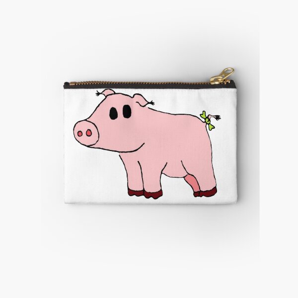 Artikelvorschau, Fräulein Ferkel - glückliches Karikatur Piggy entworfen und verkauft von MATAL.