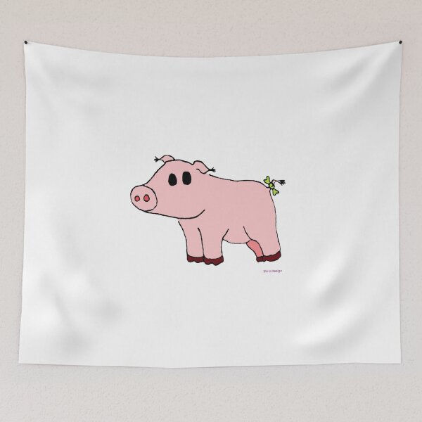 Item preview, Miss Piglet - Happy Cartoon Piggy designed and sold by MATAL.