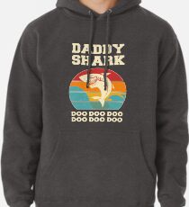 Sudadera con capucha Papá tiburón Doo Doo Doo Día del padre de la vendimia Papá