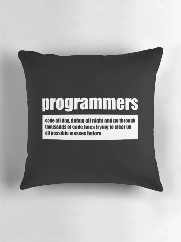 Thumbnail 3 of 4, Pillow, Programmers designed and sold by KeepOnCoding.
