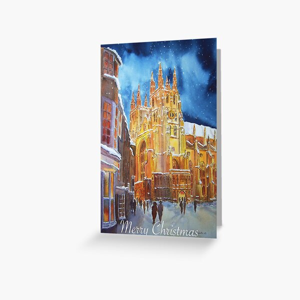 Christmas in Canterbury Greeting Card