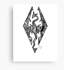 Skyrim Sigil Canvas Print