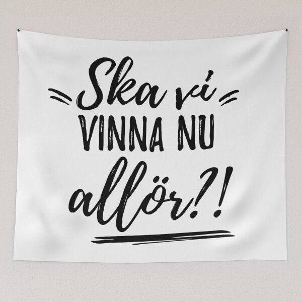 Item preview, Ska vi vinna nu allör?! Svart designed and sold by HallFlabben.